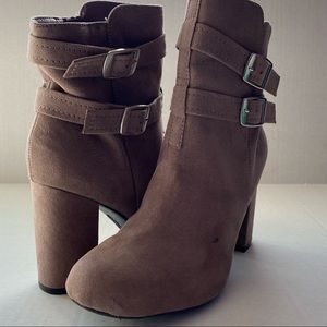 Taupe Ankle Booties